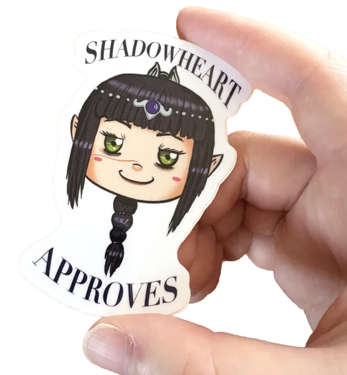 Shadowheart Sticker Shadowheart Baldur’s Gate Vinyl Sticker - Anico Art